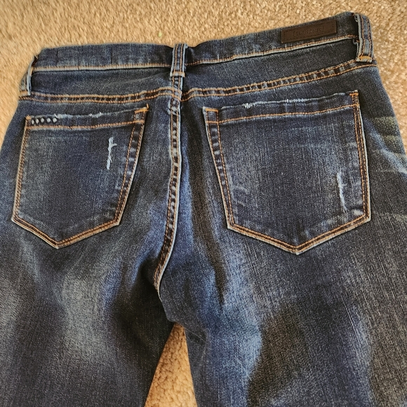 Embroidered Blue Jeans for Women - Picture 6 of 9